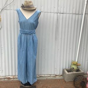 J. Crew chambray wrap jumpsuit